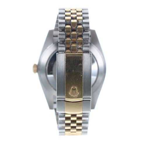 30 - Rolex Oyster Perpetual Datejust 'Wimbledon' dial gold and stainless steel gentleman's wristwatch, re... 