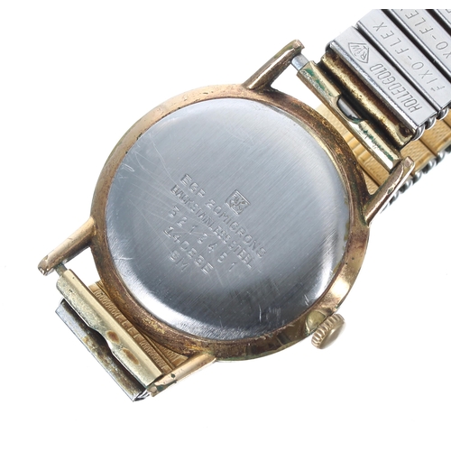 86 - Seiko Sportsman gold plated and stainless steel gentleman's wristwatch, silvered dial with gilt mark... 