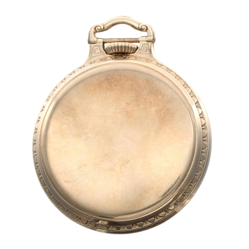 158 - Hamilton Watch Co. 10k gold filled lever set pocket watch, serial no. 1375337, circa 1916, signed 23... 