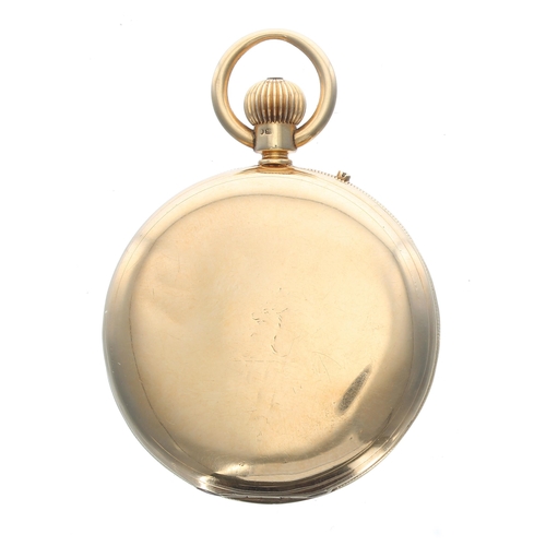 285 - Charles Frodsham, London 18ct lever hunter pocket watch, the three quarter plate gilt frosted moveme... 