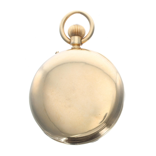 285 - Charles Frodsham, London 18ct lever hunter pocket watch, the three quarter plate gilt frosted moveme... 