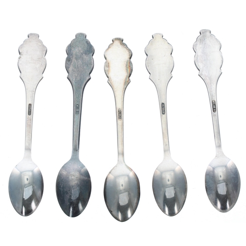 392 - Five Rolex Bucherer spoons