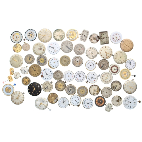 394 - Large quantity of wristwatch movements 