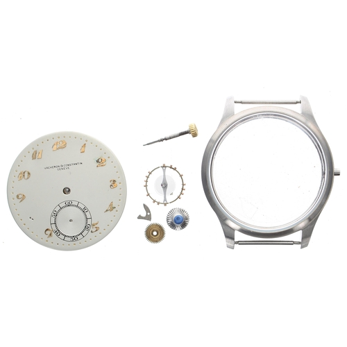 397 - Vacheron & Constantin wristwatch movement, 18 jewel adjusted five positions and temp, 40mm (requ... 