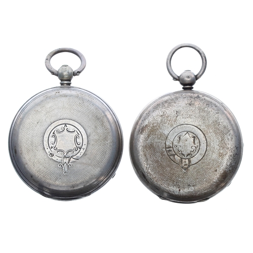 459 - Silver fusee lever pocket watch, London 1884, the movement signed I. Phillips & Co., Liverpool, ... 