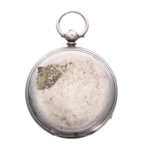 500 - Victorian silver fusee lever pocket watch, London 1881, the movement signed Davies, Liscard, no. 781... 