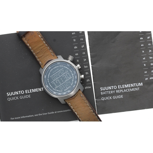 Suunto Elementum Terra stainless steel gentleman s wristwatch