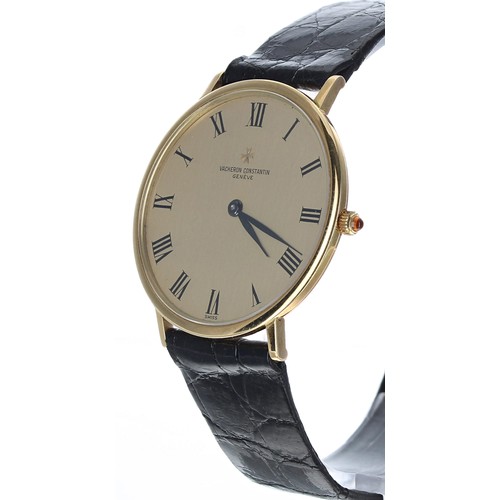 77 - Vacheron & Constantin Genéve Ultra-Thin 18ct gentleman's wristwatch, reference no. 33060, case n... 