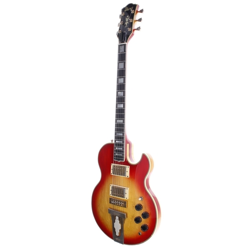 88 - 1977 Ibanez 2399DX electric guitar, made in Japan, ser. no. J7xxxx3; Body: cherry sunburst finish, l... 