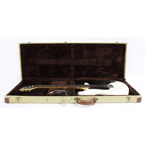 93 - Westone Prestige Series Cutlass electric guitar, made in England, ser. no. WPxxxx7; Body: white fini... 