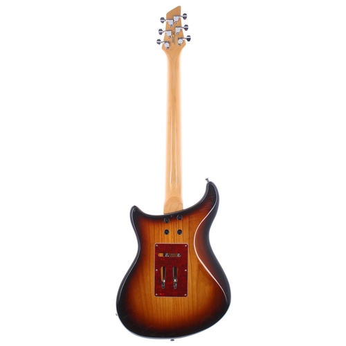 98 - 1990s Westone Prestige Series Corsair electric guitar, made in England; Body: sunburst finish, heavy... 