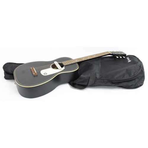 504 - 2021 Gretsch Roots Collection Gin Rickey G9520E-BLK electro-acoustic guitar, crafted in Indonesia; B... 