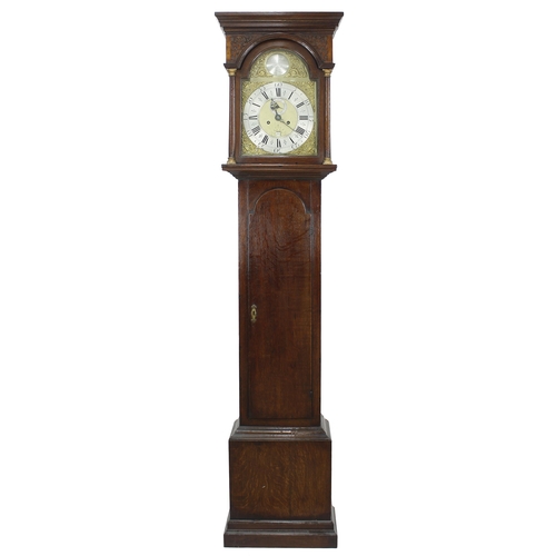 1801 - Oak eight day longcase clock, the 12