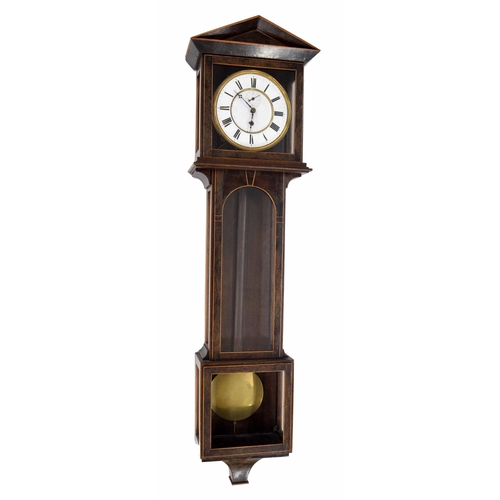 1737 - Viennese single weight regulator wall clock, the 6.5