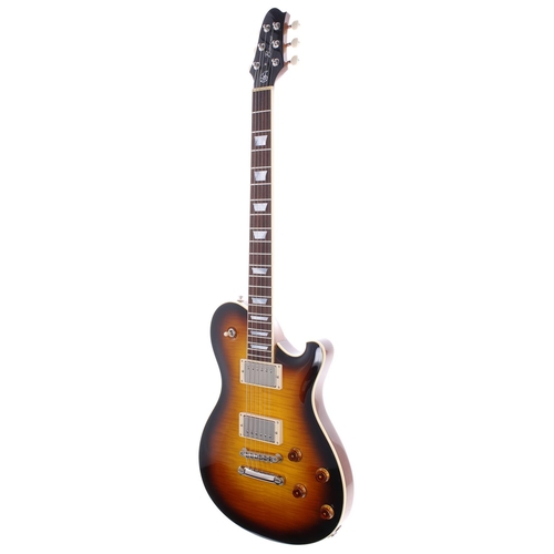 127 - 2017 Seth Baccus Nautilus Classic electric guitar, made in England; Body: tobacco sunburst finished ... 