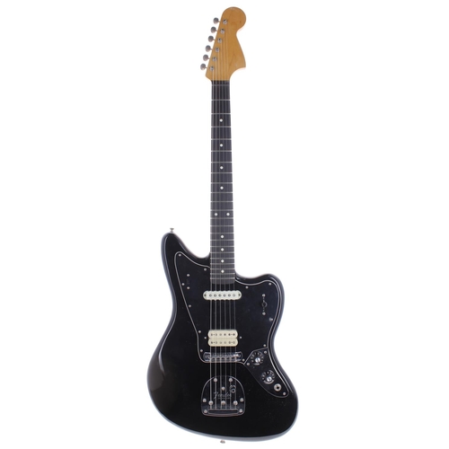 281 - Composite Jaguar electric guitar, comprising a Fender Mexico Player Jaguar body and electronics with... 