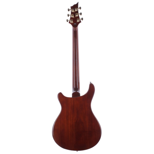 512 - Harley Benton CST-24 HB electric guitar; Body: amber burst flame top finish, a few minor marks; Neck... 