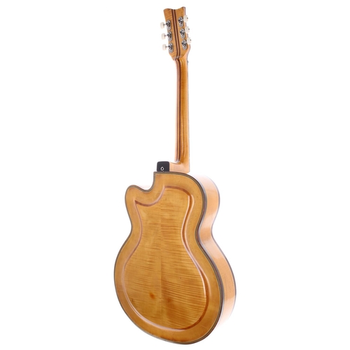 151 - 1955 Musima Record 'Roger Super Ultra' archtop guitar, made in Germany; Body: natural maple back and... 