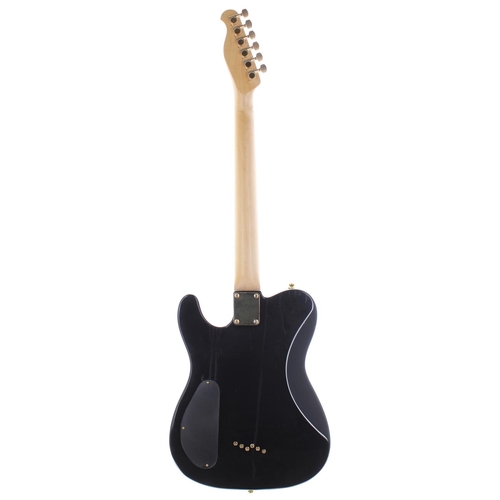 514 - Harley Benton TE-40 electric guitar; Body: trans black finish, a few minor dings; Neck: maple; Fretb... 