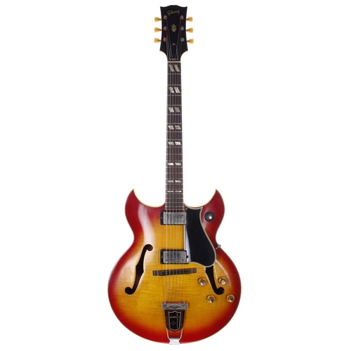 164 - Gibson Barney Kessel hollow body electric guitar, made in USA, circa 1965, ser. no. 3xxxx1; Body: ch... 