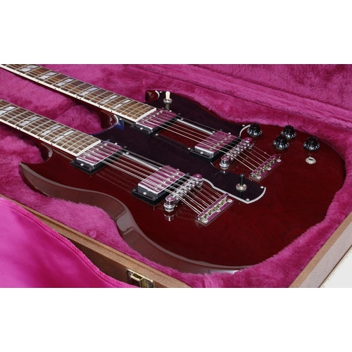 170 - 1997 Gibson EDS-1275 double neck electric guitar, made in USA, ser. no. 9xxxxxx6; Body: cherry finis... 