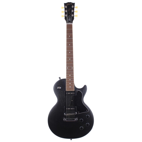 171 - 2012 Gibson Les Paul Special P-90 electric guitar, made in USA, ser. no. 1xxxxxx4; Body: black satin... 