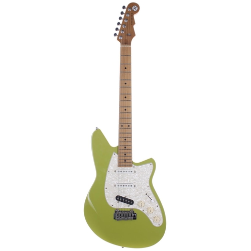 175 - 2019 Reverend Six Gun TL electric guitar, made in Korea, ser. no. 3xxx3; Body: avocado green finish;... 