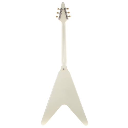 183 - 2008 Gibson '67 Flying V electric guitar, made in USA, ser. no. 0xxxxxxx8; Body: white finish, strap... 