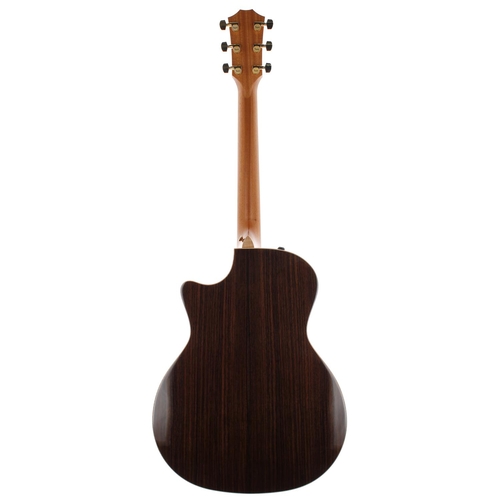 216 - 2013 Taylor 814ce electro-acoustic guitar, made in USA, ser. no. 1xxxxxxxx1; Back and sides: rosewoo... 