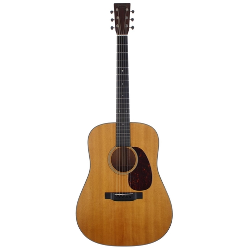 222 - 2016 C.F. Martin D-18 Dreadnought Centennial acoustic guitar, made in USA, ser. no. 2xxxxx5; Back an... 