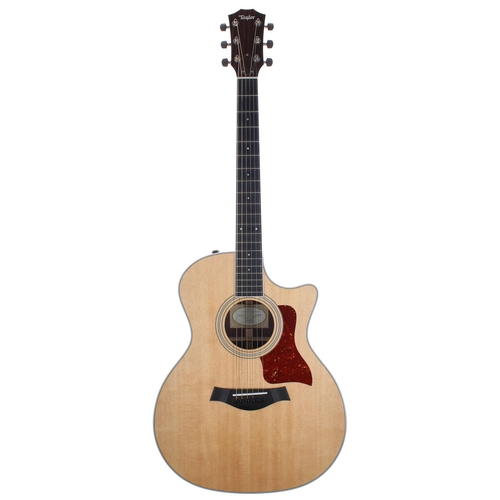 223 - 2016 Taylor 414ce-R electro-acoustic guitar, made in USA; Back and sides: rosewood; Top: natural spr... 