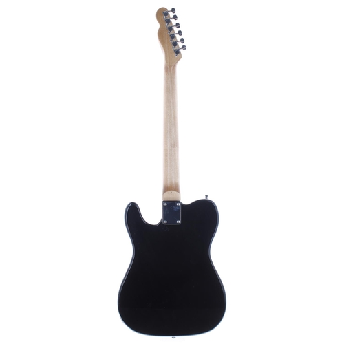 533 - Custom build T type electric guitar; Body: black T type body; Neck: ebony board maple neck; Electric... 