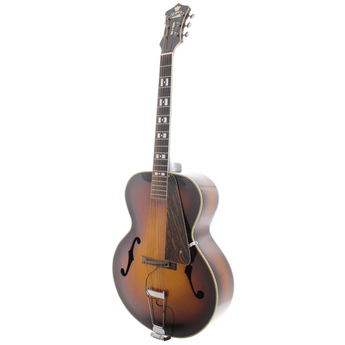 248 - Gibson FDH archtop guitar, made in USA, circa 1940; Body: refinished tobacco sunburst finished maple... 