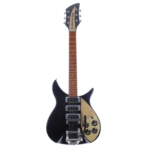 250 - 1994 Rickenbacker 325v59 electric guitar, made in USA, ser. no. I7xxx7; Body: Jetglo, minor surface ... 