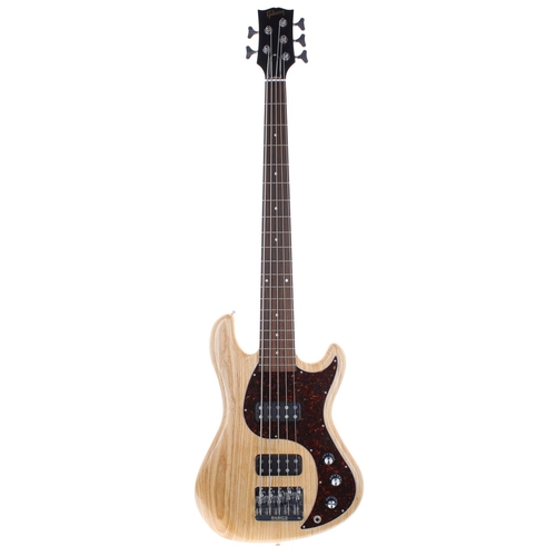 256 - 2013 Gibson EB five string bass guitar, made in USA, ser. no. 1xxxxxxx5; Body: natural nitrocellulos... 