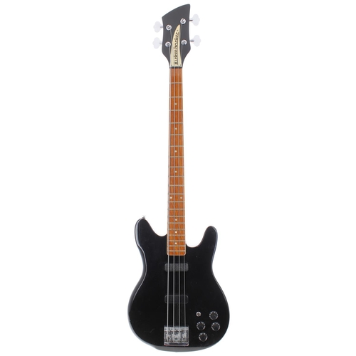 257 - 1989 Rickenbacker 2030 Hamburg bass guitar, made in USA, ser. no. Ixxxxx8; Body: black finish, mild ... 