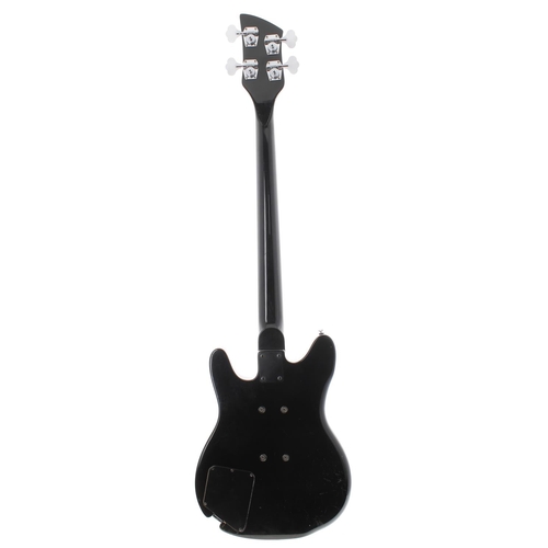 257 - 1989 Rickenbacker 2030 Hamburg bass guitar, made in USA, ser. no. Ixxxxx8; Body: black finish, mild ... 