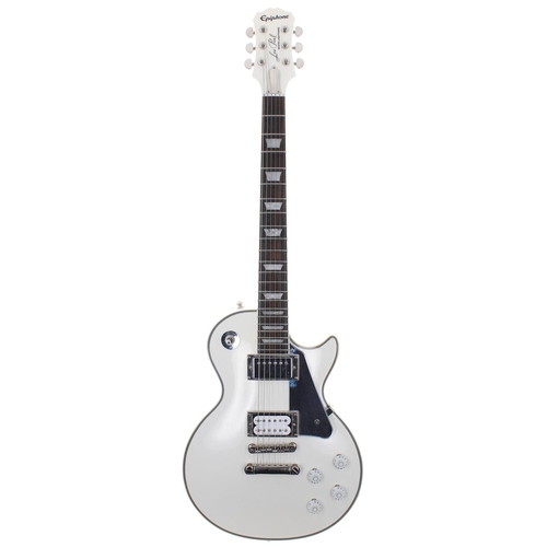 263 - 2015 Epiphone White Lightning Tommy Thayer Signature Les Paul electric guitar, made in China, ser. n... 