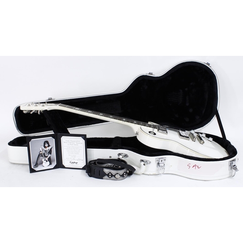 263 - 2015 Epiphone White Lightning Tommy Thayer Signature Les Paul electric guitar, made in China, ser. n... 