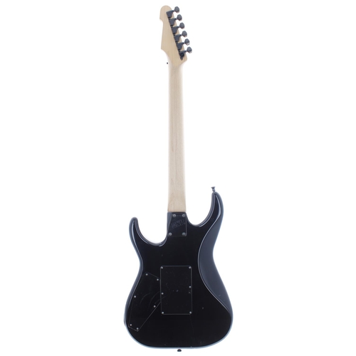 267 - 1990s ESP M-1 electric guitar, made in Japan, ser. no. 9xxx7; Body: black finish, various dings, ble... 