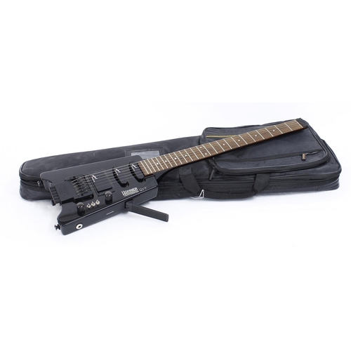 288 - 2003 Hohner Professional G3T electric guitar; Body: black finish, minor surface scratches; Neck: goo... 