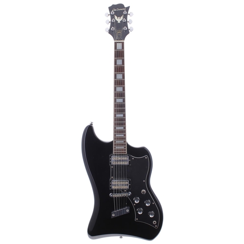 150 - DeArmond by Guild Jet-Star electric guitar, made in Korea, ser. no. 8xxxxx6; Body: black finish, sur... 