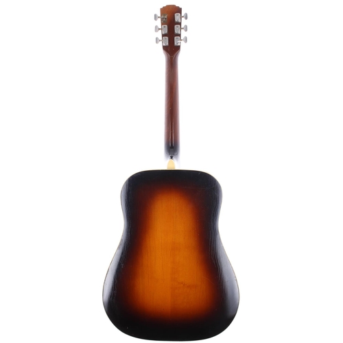 162 - 1967 Levin LN-26 acoustic guitar, made in Sweden, ser. no. 4xxxxx9; Body: sunburst finish, dings and... 