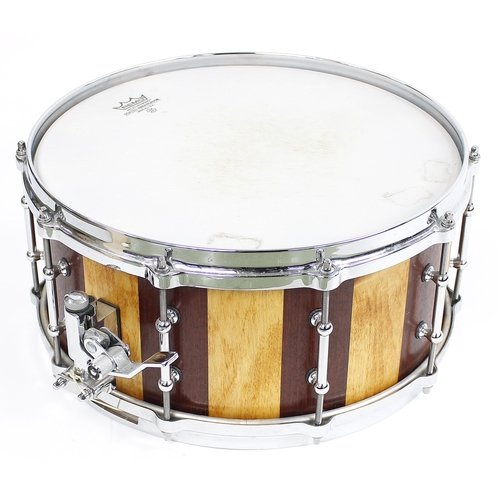 1573 - Good quality snare drum, possibly homemade, with 14