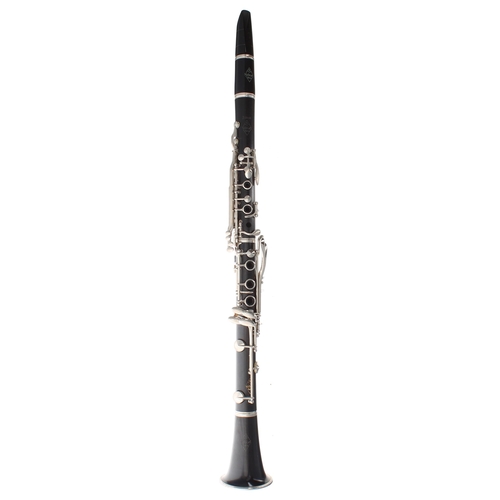 1811 - Pair of Noblet blackwood clarinets, A and B-flat, ser. nos. A95430 and B81712, case