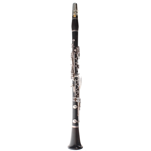 1812 - Good pair of Boosey & Hawkes Imperial 926 blackwood clarinets, ser. nos. 264384 and 254186, case... 