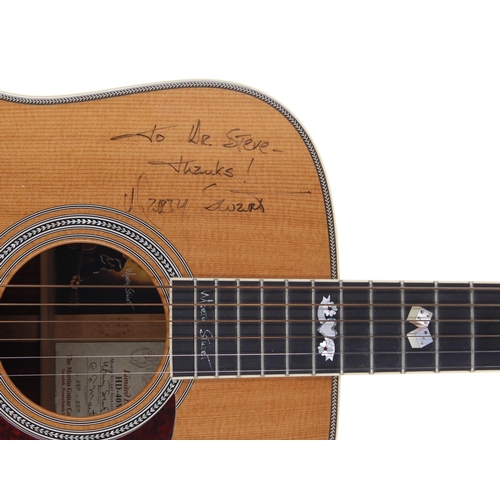 276 - 1997 C.F. Martin Limited Edition HD-40MS Marty Stuart Signature acoustic guitar, made in USA, ser. n... 