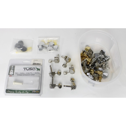 1166 - Selection of guitar tuners and tuner parts to include Yamaha, Ibanez, Gibson Deluxe and various bush... 