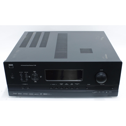 1304 - NAD T765 AV surround sound receiver hifi unit*Please note: Gardiner Houlgate do not guarantee the fu... 