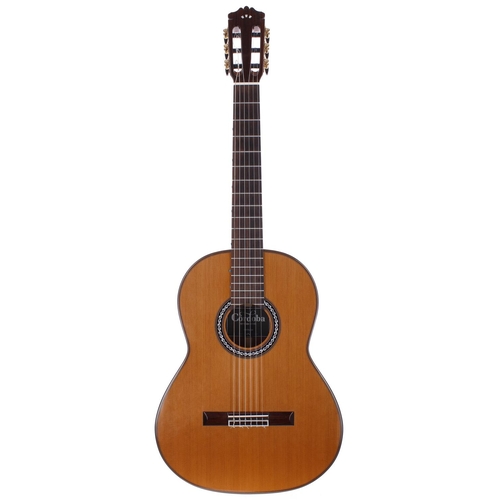 1373 - Cordoba Luthier Series C9 parlour classical guitar, made in China; Back and sides: mahogany; Top: na... 